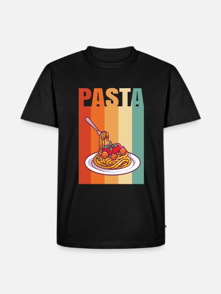 Retro Noodles - Men's Premium Organic T-Shirt - black