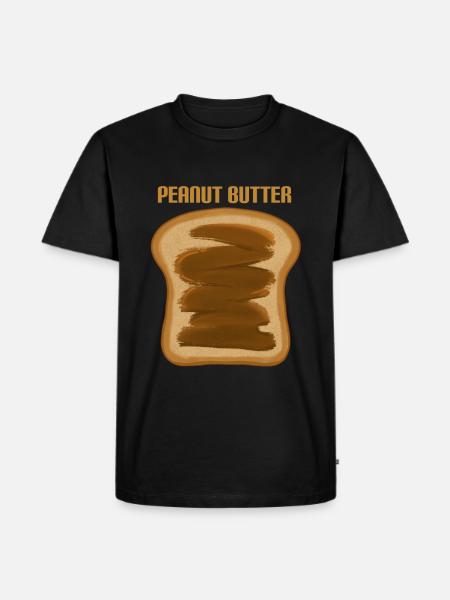 Erdnussbutter Peanut Butter - Men's Premium Organic T-Shirt - black