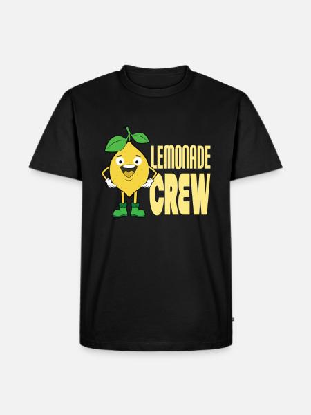 Lemonade Crew - Men's Premium Organic T-Shirt - black