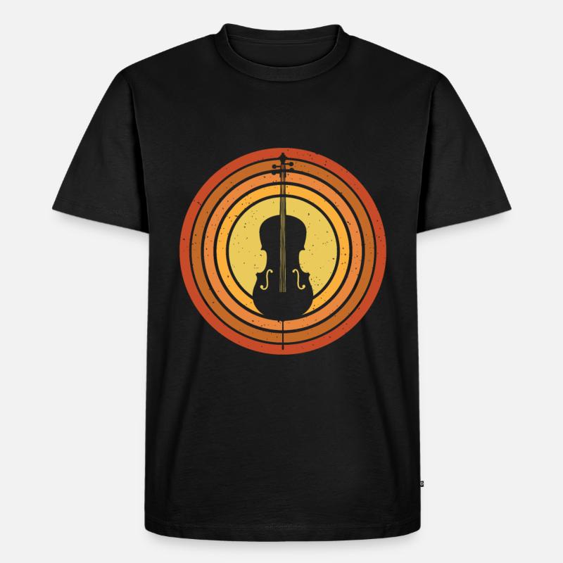 Cello Lustiges Geschenk Viola - Männer Premium Bio T-Shirt - Schwarz