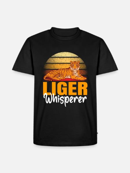 Liger Funny Gift - Men's Premium Organic T-Shirt - black