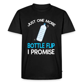Water Bottel Flipping Gift Bottle - T-shirt Premium bio Homme - noir - Devant - Nico (187cm)