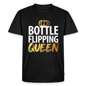 Bouteille d’eau Flipping Gift Spin The Bottle - T-shirt Premium bio Homme - noir - Devant - Nico (187cm)