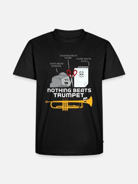 Trompette - T-shirt Premium bio Homme - noir