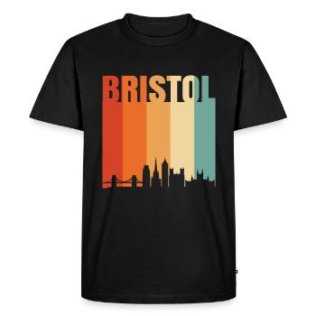La beauté de Bristol - T-shirt Premium bio Homme - noir - Devant - Nico (187cm)