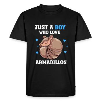 Cadeau de tatou - T-shirt Premium bio Homme - noir - Devant - Nico (187cm)