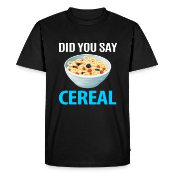 Muesli - T-shirt Premium bio Homme - noir - Devant - Nico (187cm)