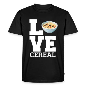 Muesli - T-shirt Premium bio Homme - noir - Devant - Nico (187cm)