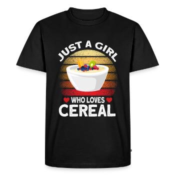 Muesli - T-shirt Premium bio Homme - noir - Devant - Nico (187cm)