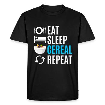 Muesli - T-shirt Premium bio Homme - noir - Devant - Nico (187cm)