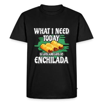 Enchilada's Enchilada Gift - Men's Premium Organic T-Shirt - black - Front - Nico (187cm)