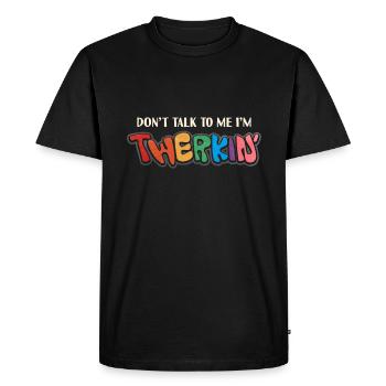 Twerking Twerk Gift - Men's Premium Organic T-Shirt - black - Front - Nico (187cm)