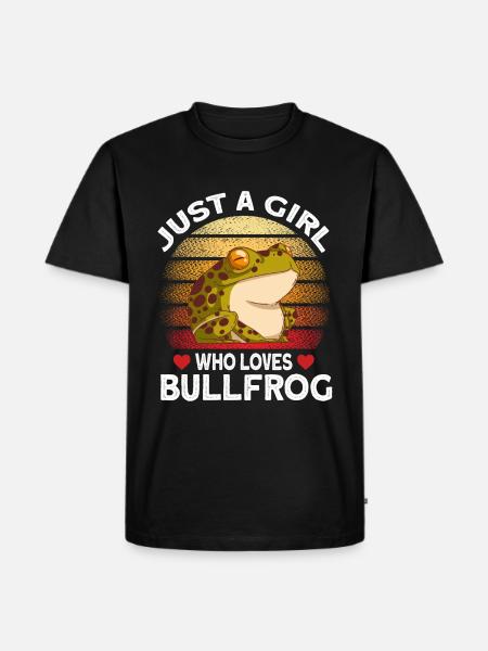 Bullfrog Frog Gift - Men's Premium Organic T-Shirt - black