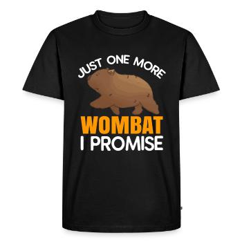 Wombats Wombat Australian Animal Gift - T-shirt Premium bio Homme - noir - Devant - Nico (187cm)