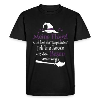 Hexen Hexe Frauen Schwarzer Humor - Männer Premium Bio T-Shirt - Schwarz - Vorne - Nico (187cm)