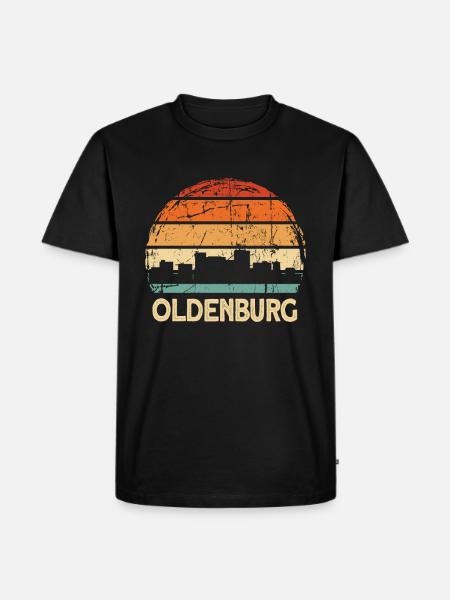 Oldenburg Skyline - T-shirt Premium bio Homme - noir