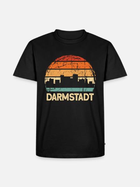 Darmstadt - Men's Premium Organic T-Shirt - black