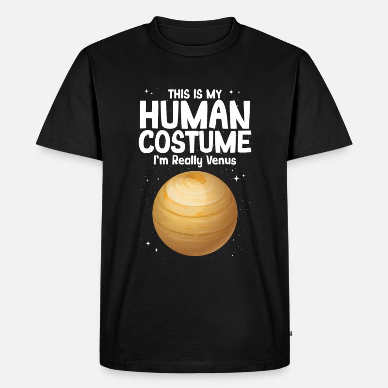 Venus - Männer Premium Bio T-Shirt - Schwarz