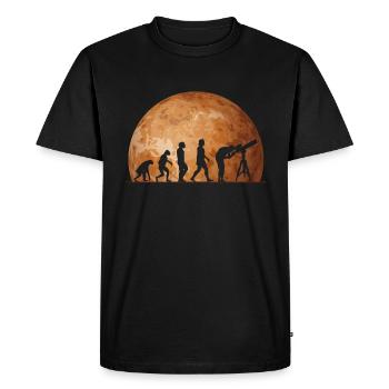 Mercure - T-shirt Premium bio Homme - noir - Devant - Nico (187cm)