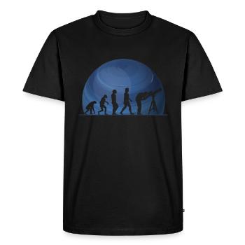 Neptune - T-shirt Premium bio Homme - noir - Devant - Nico (187cm)