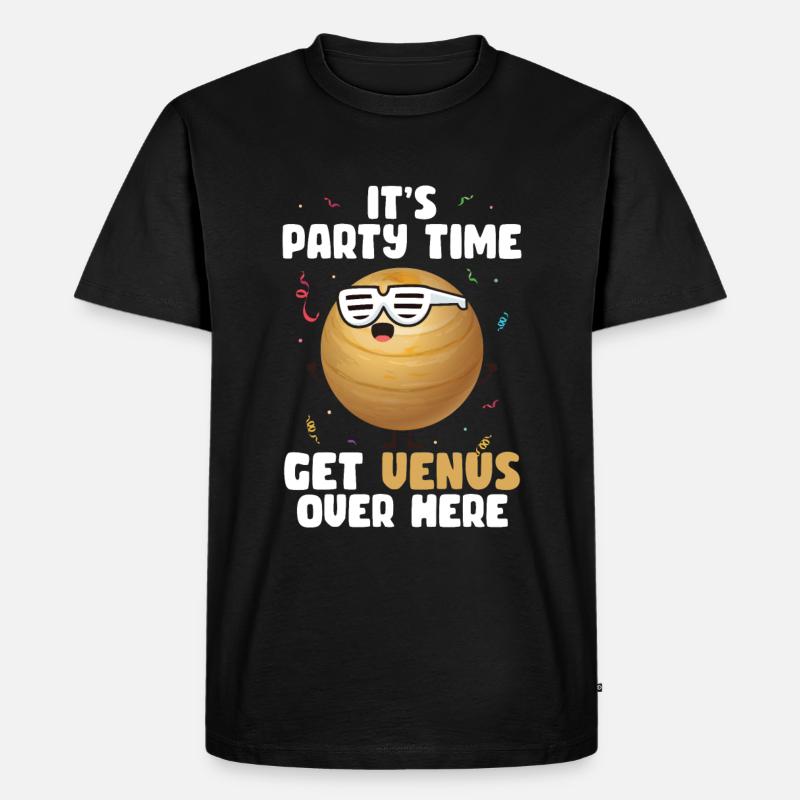 Venus - Männer Premium Bio T-Shirt - Schwarz