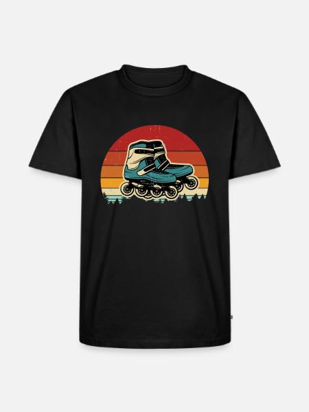 Inline Skating Inline Skating Gift - Men's Premium Organic T-Shirt - black