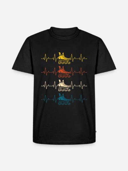 Inline Skating Inline Skating Gift - Men's Premium Organic T-Shirt - black