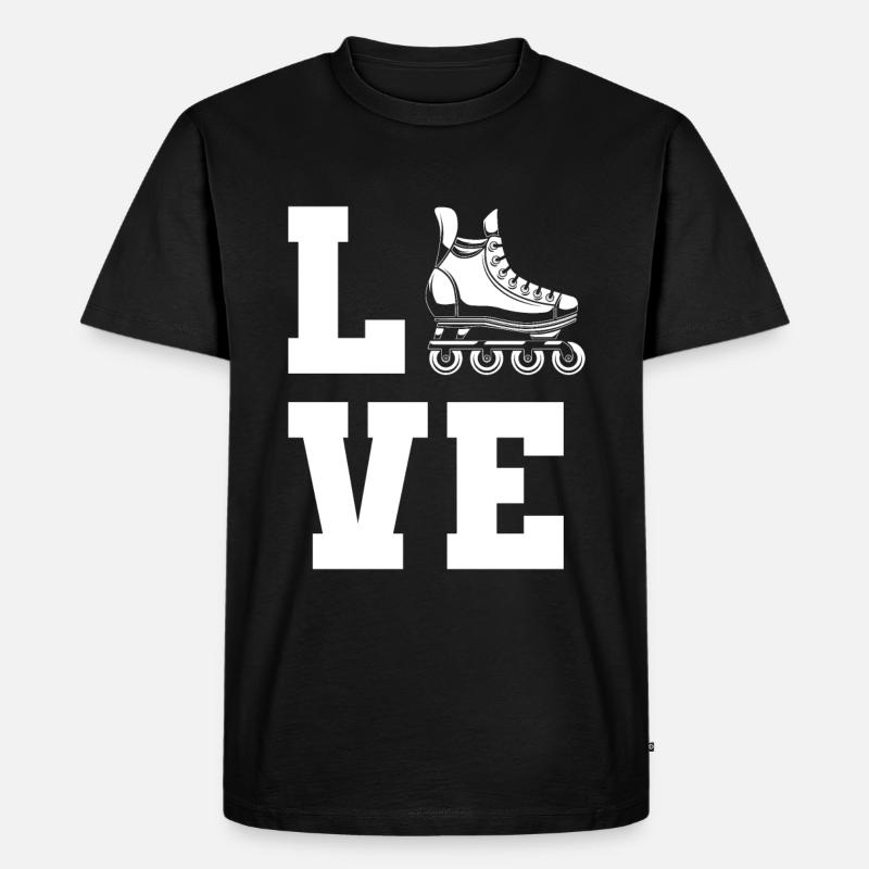 Inline Skating Inline Skating Gift - Men's Premium Organic T-Shirt - black