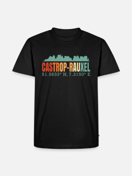 Castrop-Rauxel - Men's Premium Organic T-Shirt - black