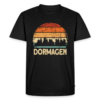 Dormagen - T-shirt Premium bio Homme - noir - Devant - Nico (187cm)