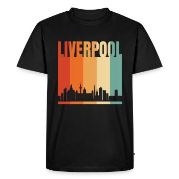 Liverpool - T-shirt Premium bio Homme - noir - Devant - Nico (187cm)