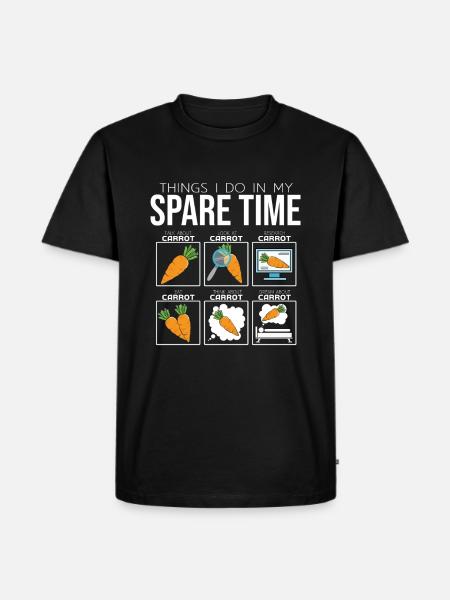 Karrotte - Männer Premium Bio T-Shirt - Schwarz