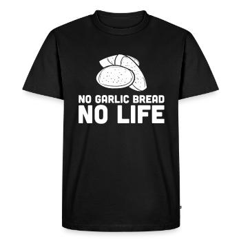 Ail Ail Pain Pain Cadeau alimentaire - T-shirt Premium bio Homme - noir - Devant - Nico (187cm)