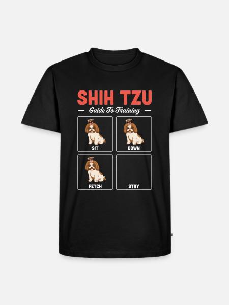 Shih Tzu - Men's Premium Organic T-Shirt - black