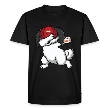 Shih Tzu - T-shirt Premium bio Homme - noir - Devant - Nico (187cm)
