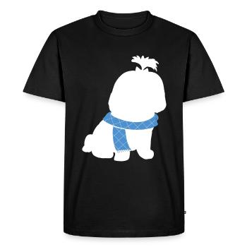 Shih Tzu - T-shirt Premium bio Homme - noir - Devant - Nico (187cm)