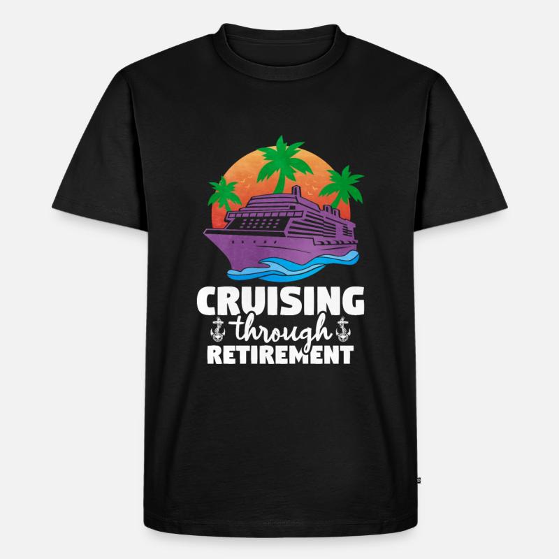 Kreuzfahrt - Männer Premium Bio T-Shirt - Schwarz