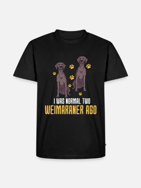 Weimaraner - T-shirt Premium bio Homme - noir