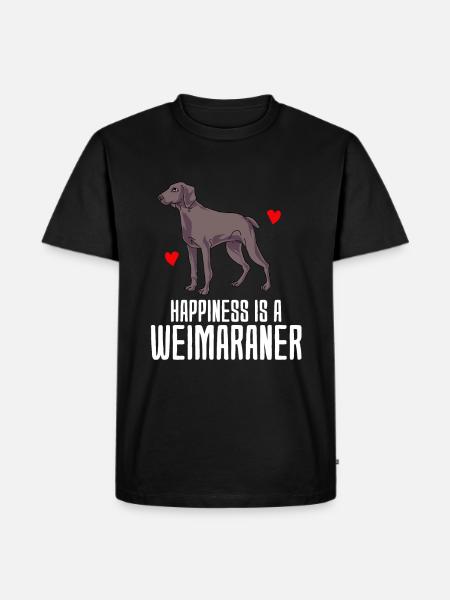 Weimaraner - T-shirt Premium bio Homme - noir