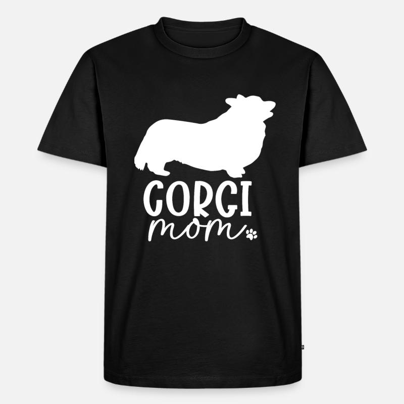 Welsh Corgi - Männer Premium Bio T-Shirt - Schwarz