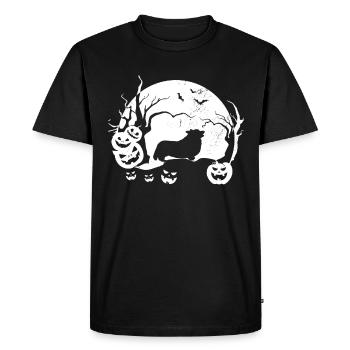 Corgi gallois - T-shirt Premium bio Homme - noir - Devant - Nico (187cm)