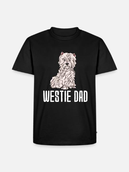 West Highland Terrier - Men's Premium Organic T-Shirt - black