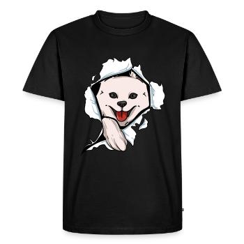 Esquimau d’Amérique - T-shirt Premium bio Homme - noir - Devant - Nico (187cm)