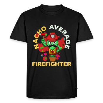 Cinco De Mayo Fire Department - Men's Premium Organic T-Shirt - black - Front - Nico (187cm)