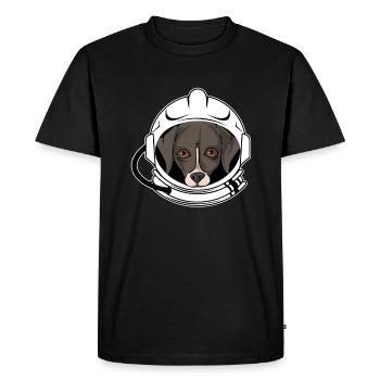 Whippet - T-shirt Premium bio Homme - noir - Devant - Nico (187cm)