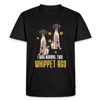 Whippet - T-shirt Premium bio Homme - noir - Devant - Nico (187cm)
