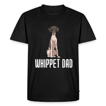 Whippet - T-shirt Premium bio Homme - noir - Devant - Nico (187cm)