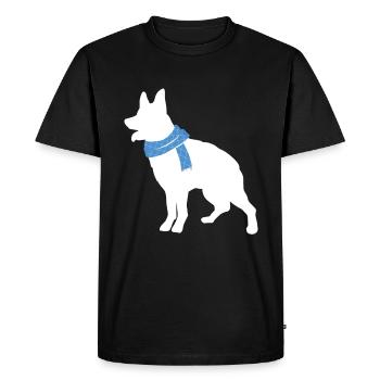 Australian Cattle Dog - Men's Premium Organic T-Shirt - black - Front - Nico (187cm)