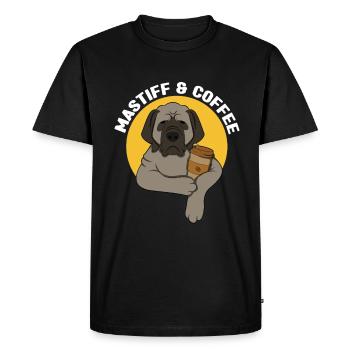 Mâtin - T-shirt Premium bio Homme - noir - Devant - Nico (187cm)
