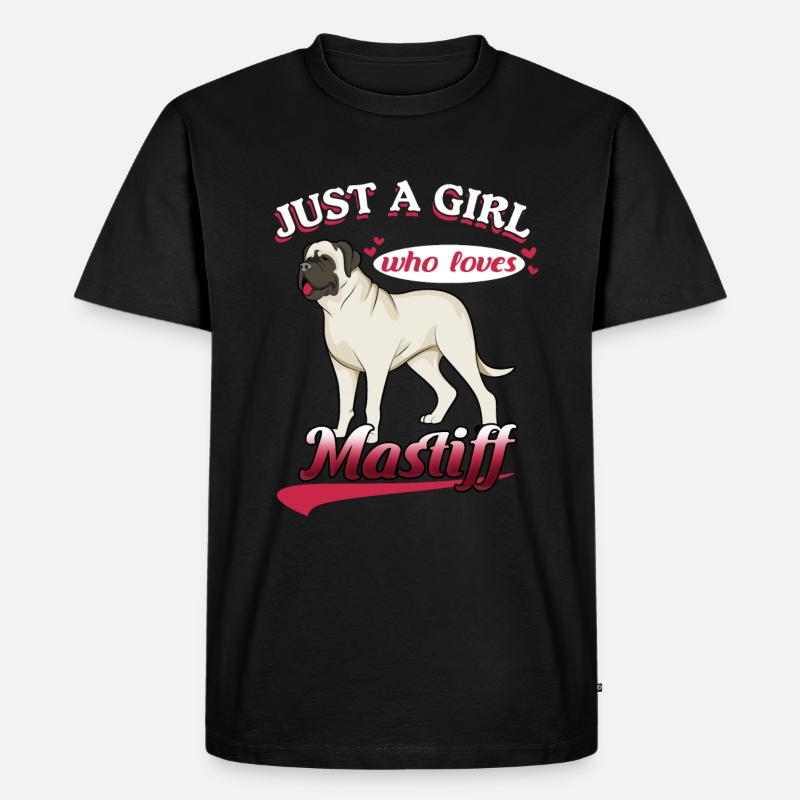 Mastiff - Männer Premium Bio T-Shirt - Schwarz